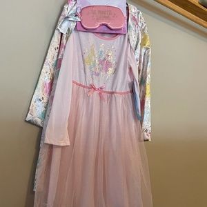 Disney Store Princess Fancy Pajama/Robe Set